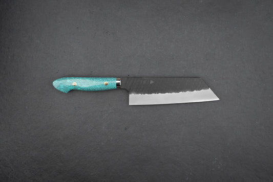 Nigara SG2 Kurouchi Tsuchime Western Kiritsuke Nakiri 180mm from Nigara Hamono