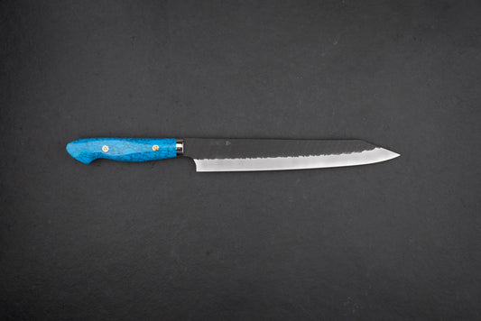 Nigara SG2 Kurouchi Tsuchime Western Kiritsuke Sujihiki 255mm from Nigara Hamono