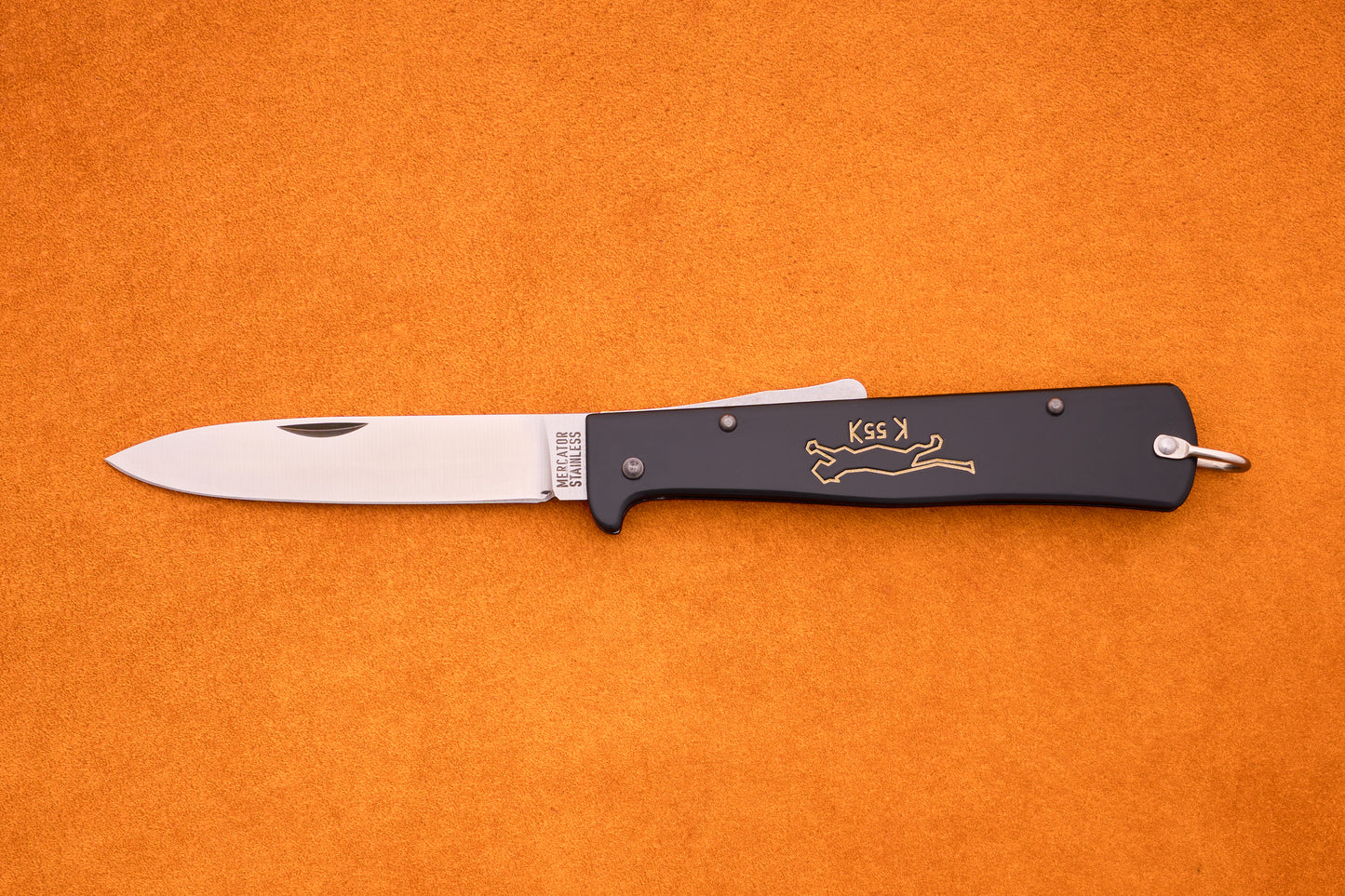 Otter-Messer Mercator "Black cat knife" K55K