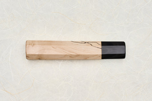 Replacement Handle Spalted Maple / Buffalo Horn Octagon