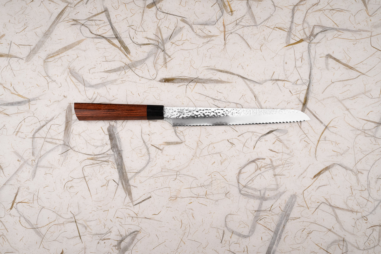 Seki Kanetsugu Heptagon-Wood® Bread Knife 210mm from Seki Kanetsugu