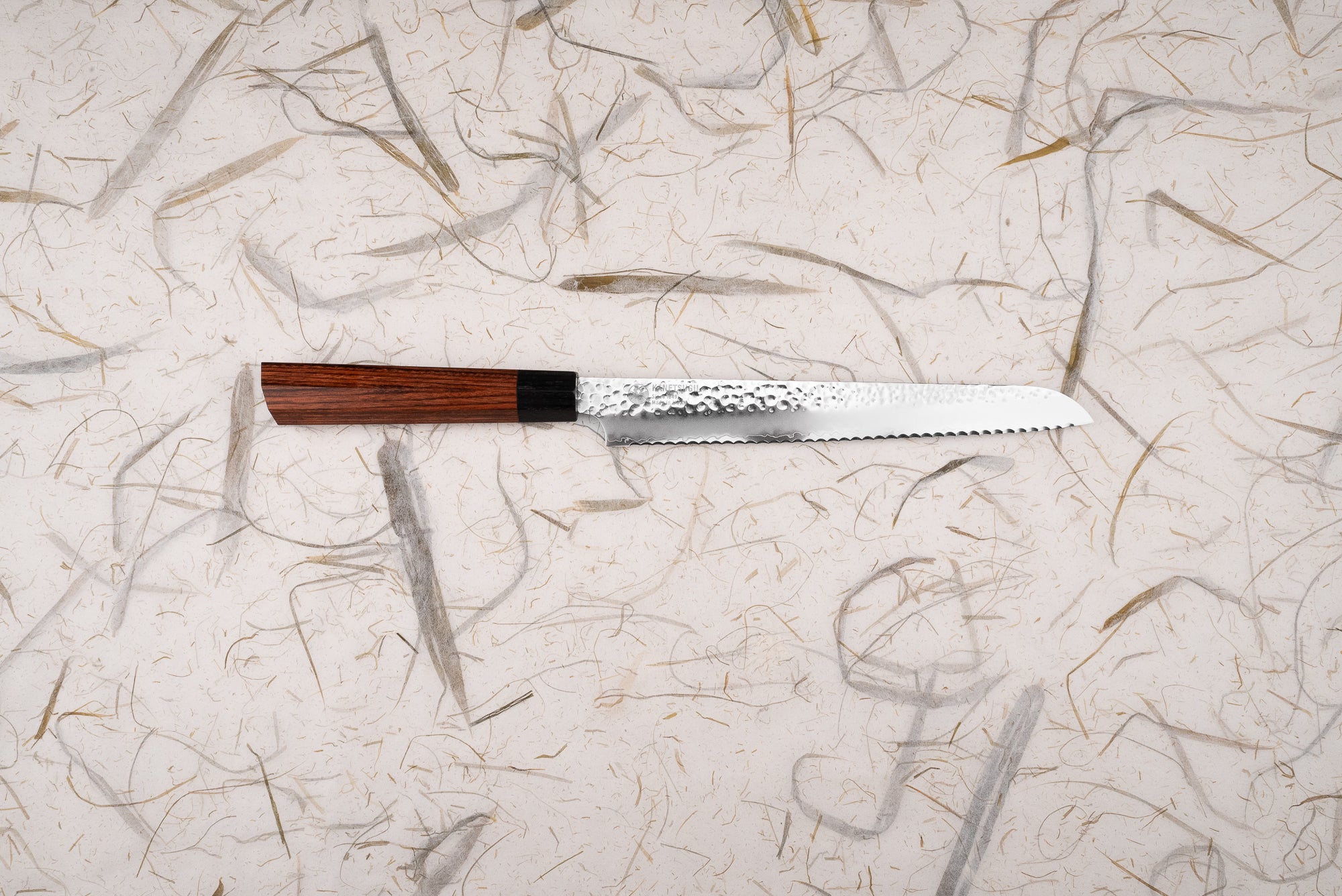 Seki Kanetsugu Heptagon-Wood® Bread Knife 210mm from Seki Kanetsugu
