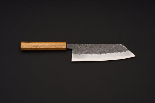 Sakai Kikumori Minomo Kajiya Aogami Kurouchi Tsuchime Bunka 180mm