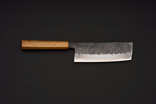 Sakai Kikumori Minomo Kajiya Aogami Kurouchi Tsuchime Nakiri 165mm