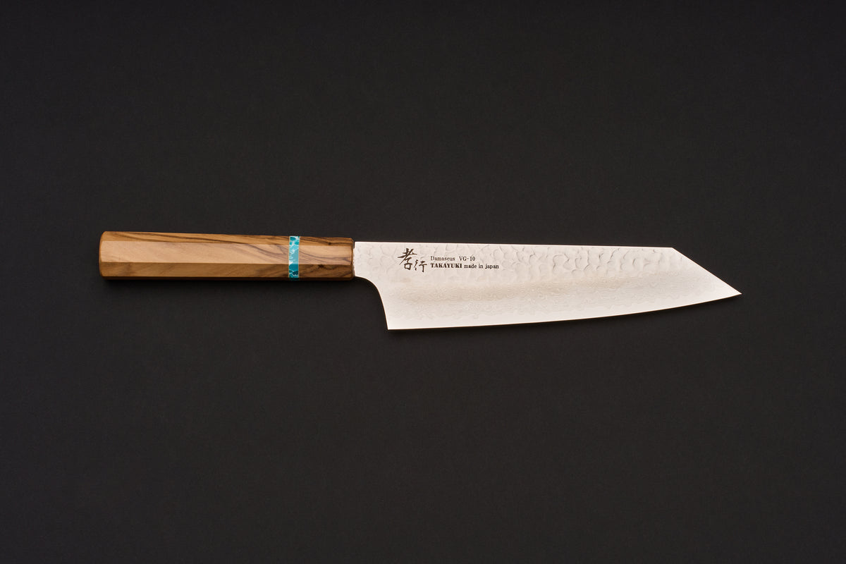 Custom Handle Sakai Takayuki VG10 33 Layer Damascus Kengata 190mm