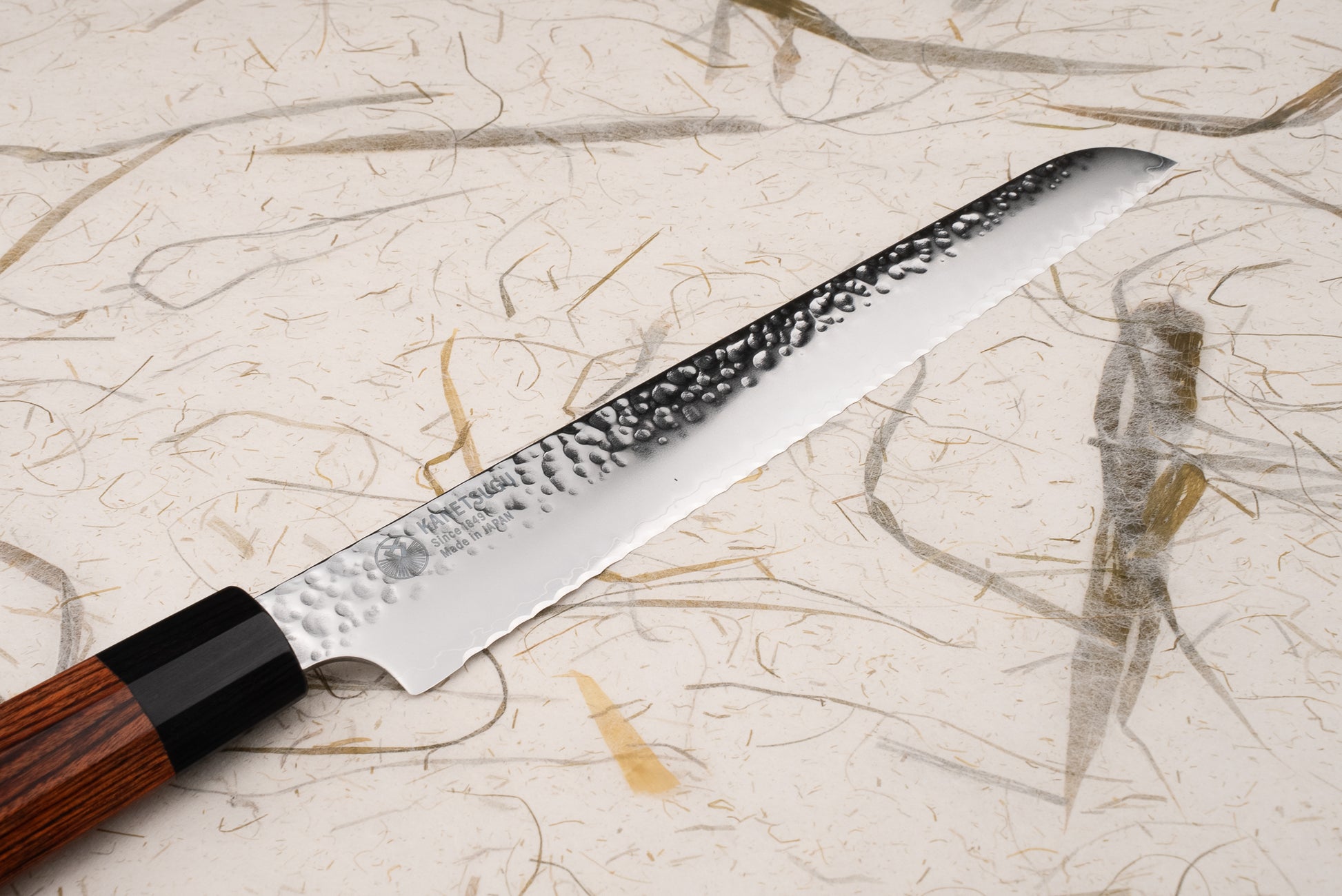 Seki Kanetsugu Heptagon-Wood® Bread Knife 210mm from Seki Kanetsugu