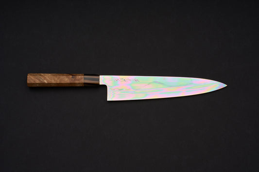 Shotaro Nomura Shiroichi Kyomen Fujikagari Honyaki Gyuto 240mm
