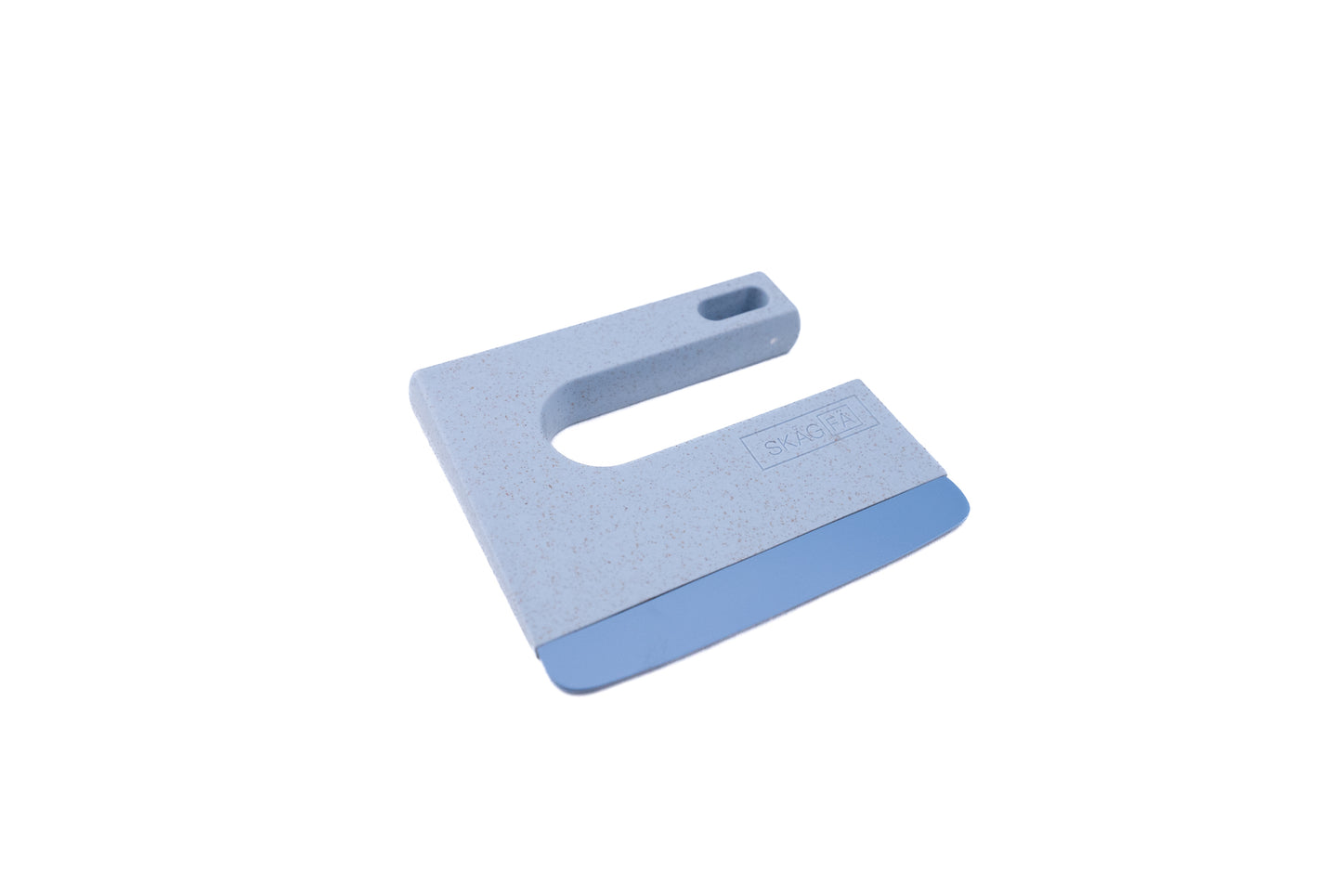 Skagfa Kid's Knife by SKAGFEA, a safe training tool for kids, features a single-piece plastic scraper design with an integrated handle, perfect for teaching young chefs essential kitchen skills.