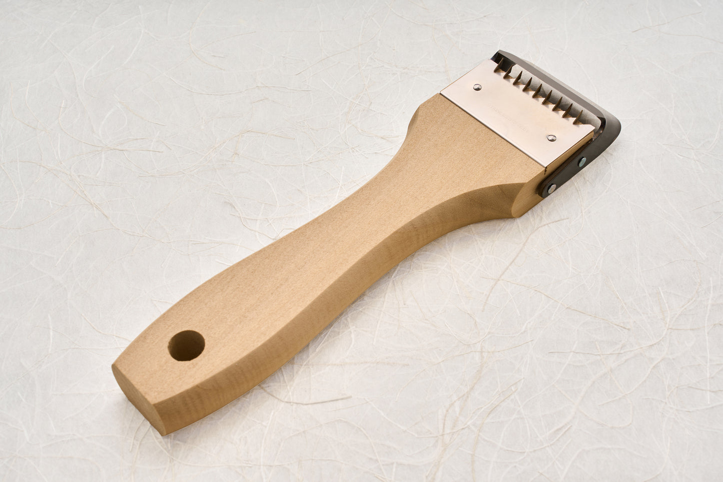 Small Factory Wooden Handle Japanese Traditional Julienne Peeler Red