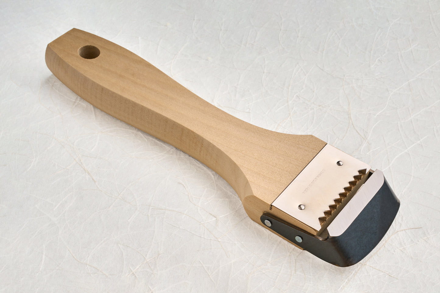 Small Factory Wooden Handle Japanese Traditional Julienne Peeler Red