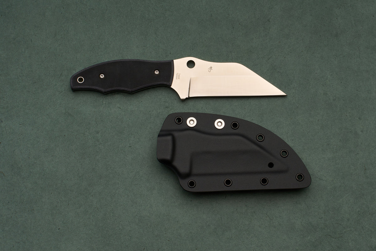 Spyderco Ronin 2 Black G-10 w/ Sheath