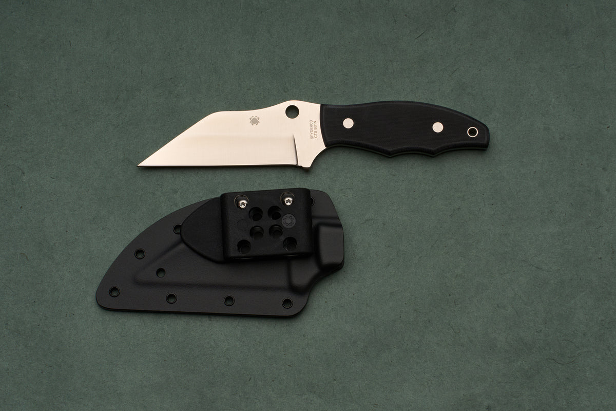 Spyderco Ronin 2 Black G-10 w/ Sheath