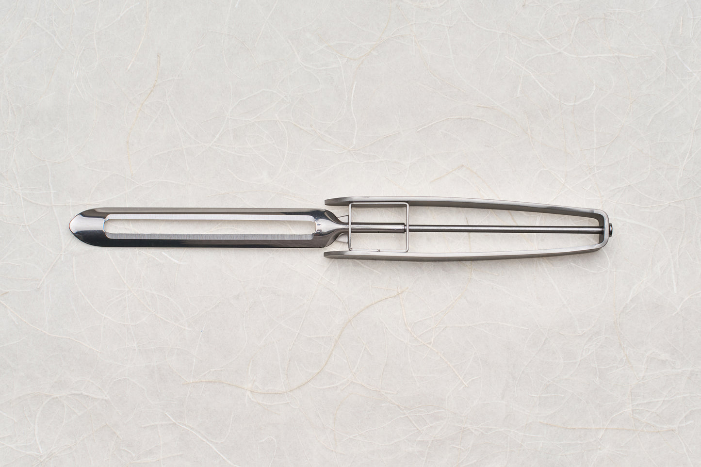 Éplucheur long en acier inoxydable Kassai Plus