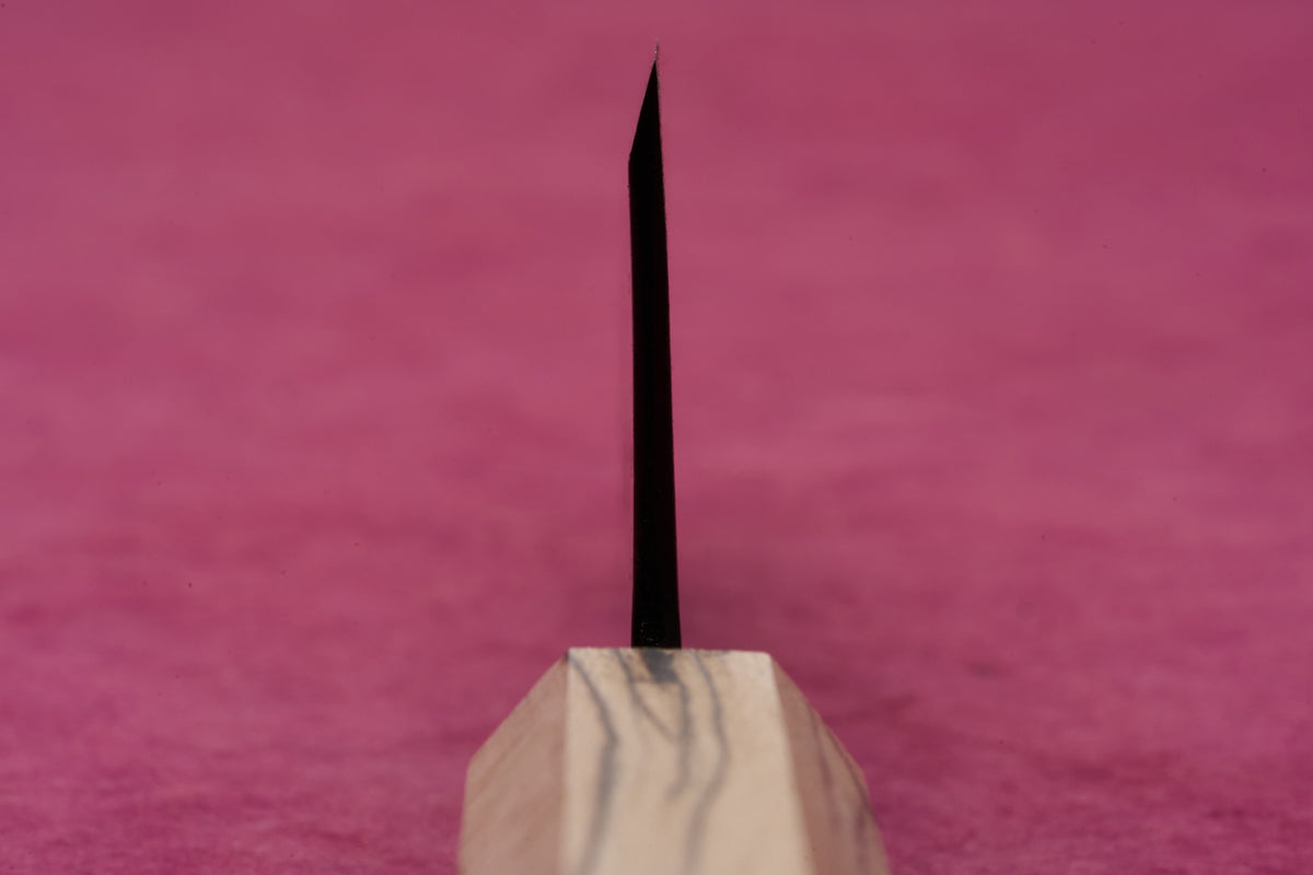 Suzuki Uchi Hamono Shirogami Kurouchi Single Bevel Ko-Santoku 135mm