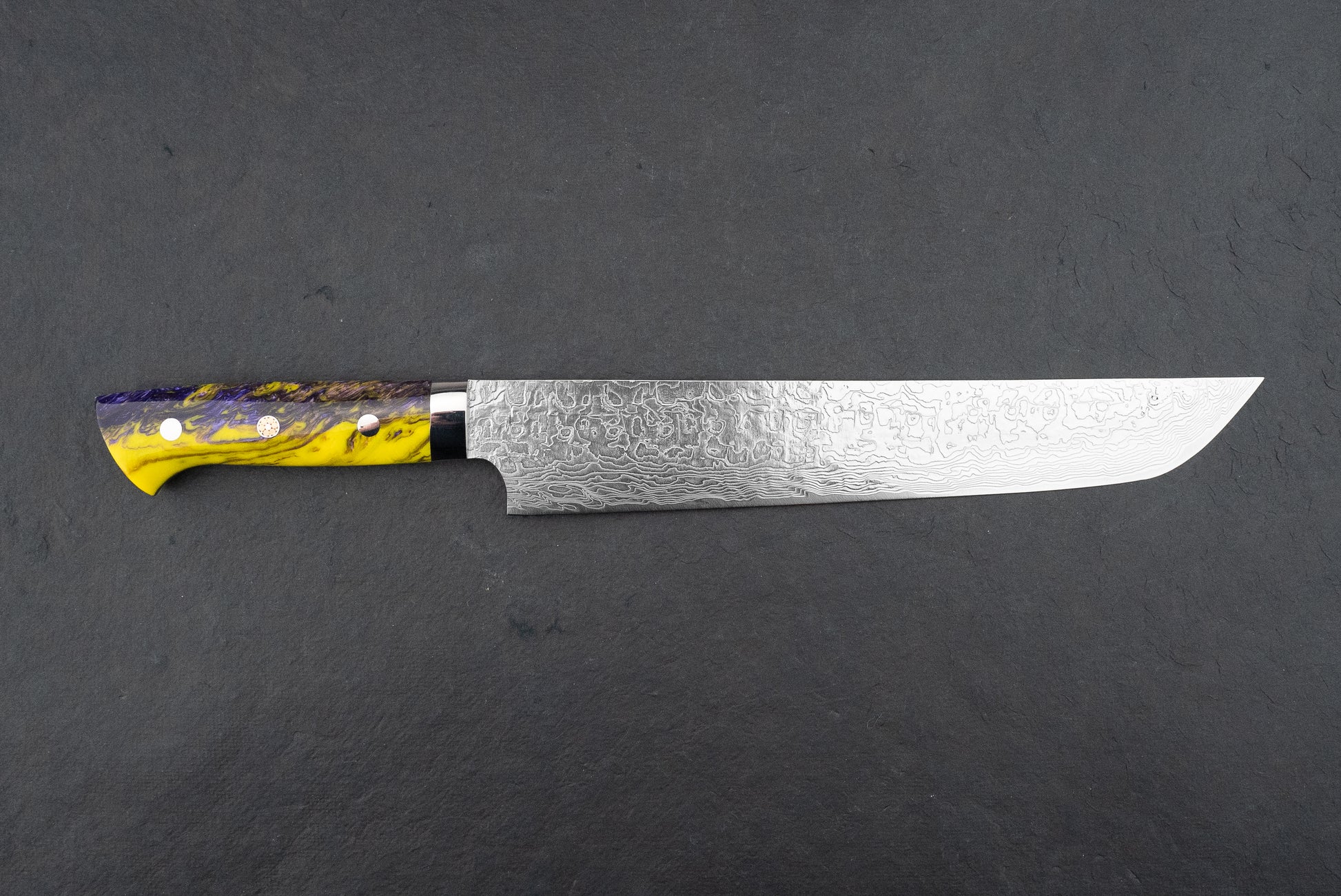 Takeshi Saji SG2 Nickel Damascus Western Sakimaru Sujihiki 240mm from Takeshi Saji