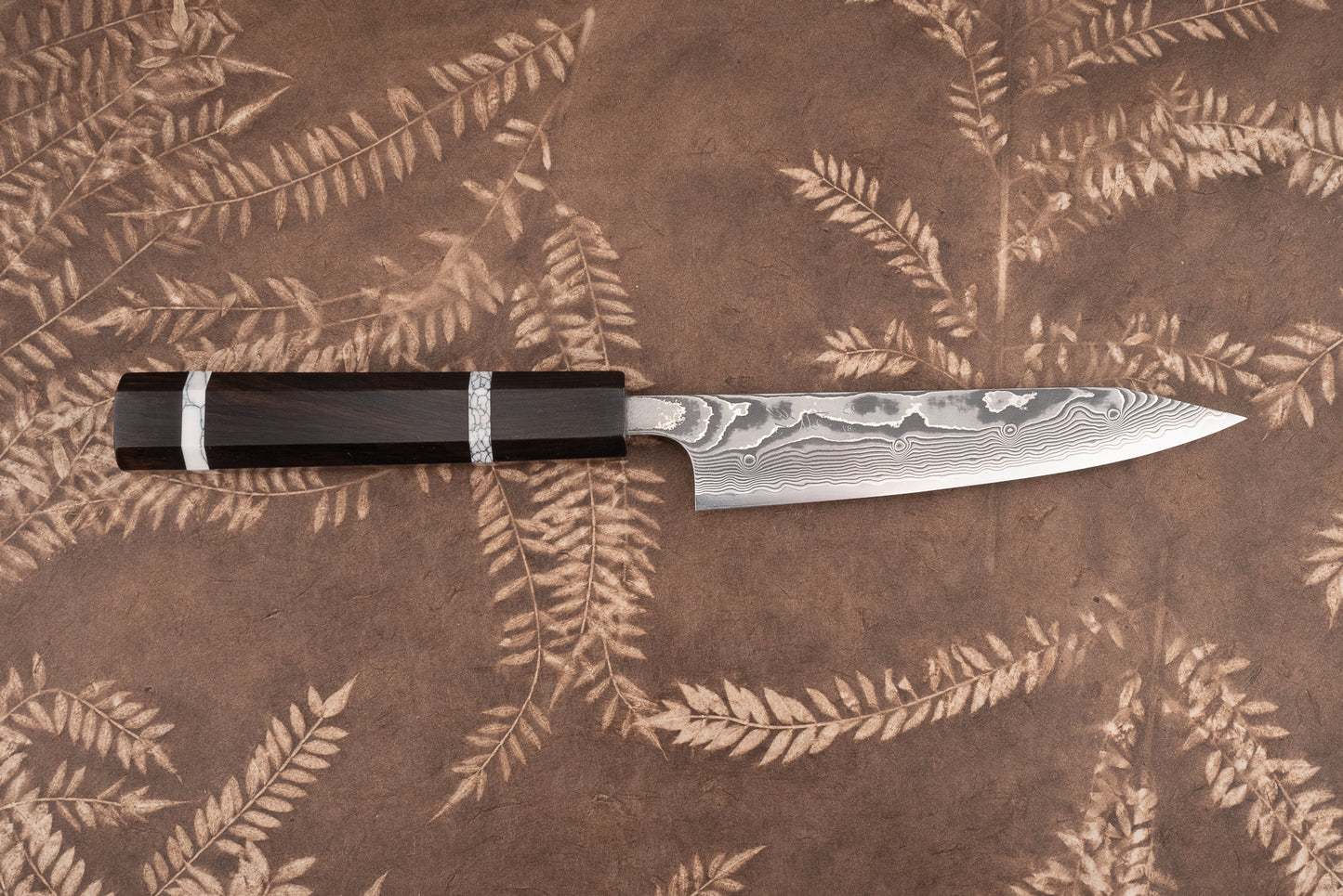 Tetsuhiro SG2 Damascus Kanko Kiritsuke Petty 135mm from Tetsuhiro