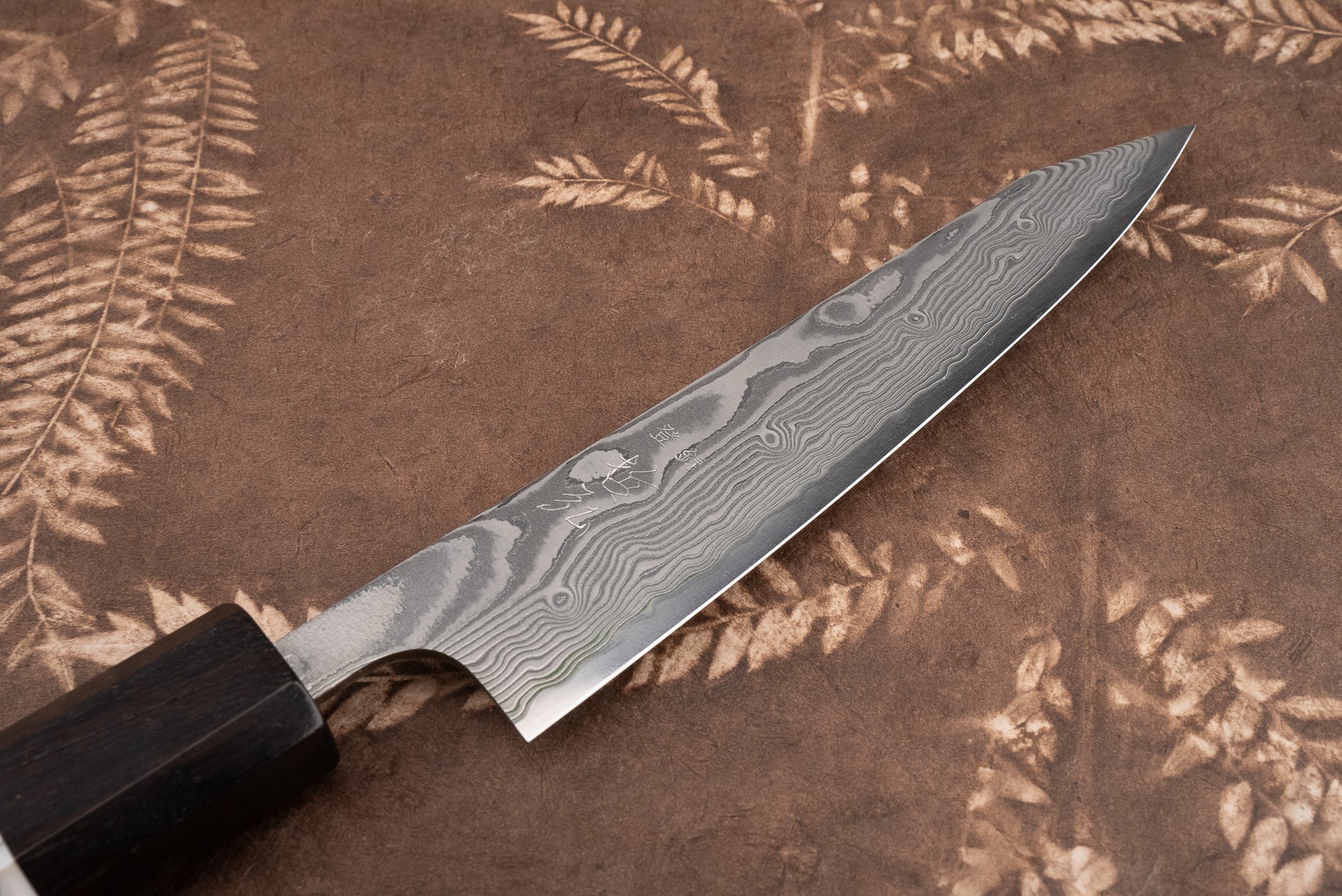 Tetsuhiro SG2 Damascus Kanko Kiritsuke Petty 150mm from Tetsuhiro