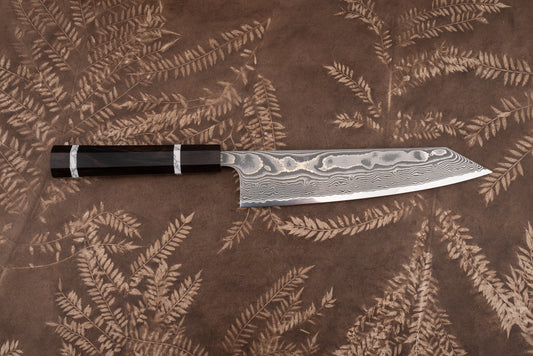 Tetsuhiro SG2 Damascus Kanko Kiritsuke Gyuto 210mm from Tetsuhiro