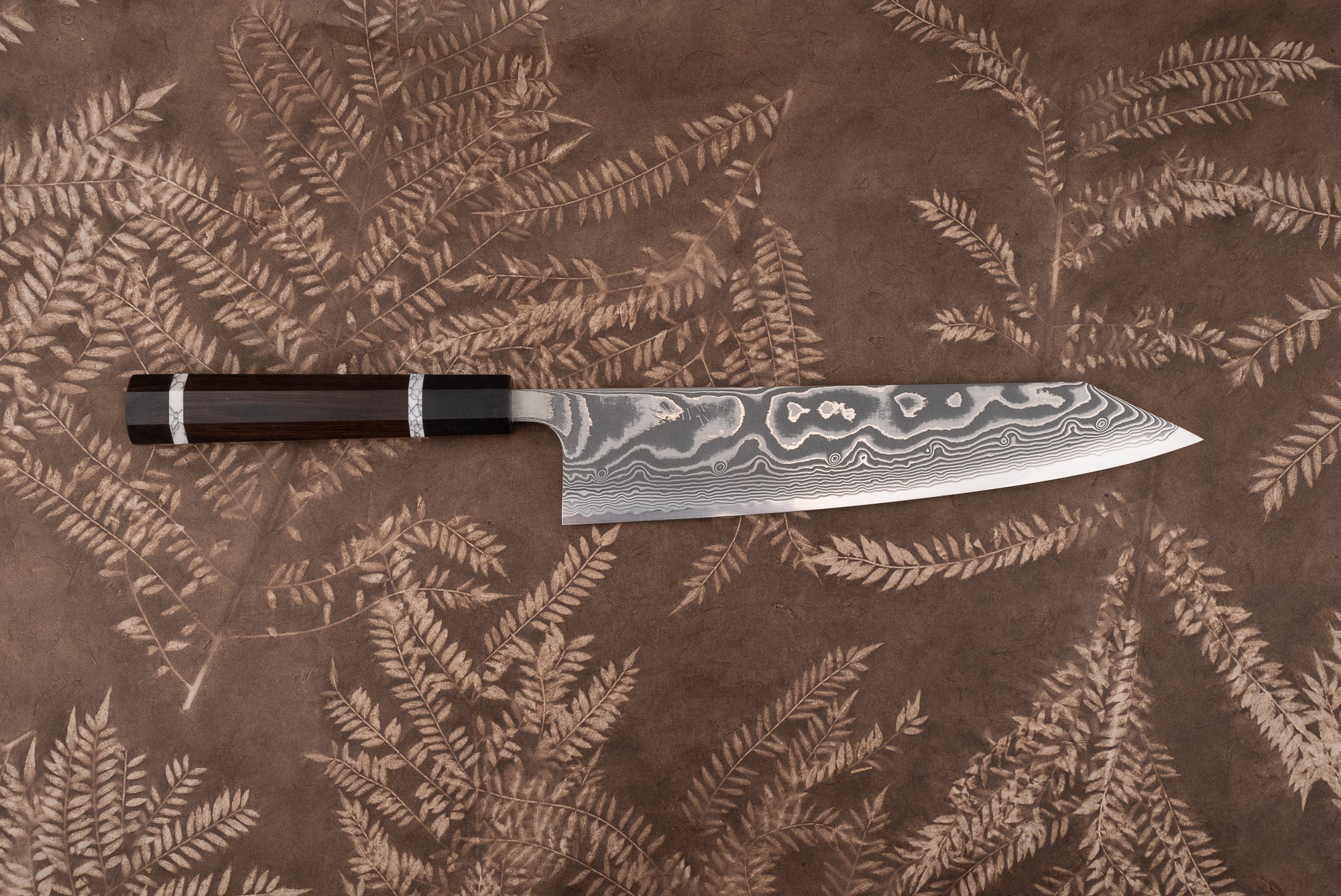 Tetsuhiro SG2 Damascus Kanko Kiritsuke Gyuto 240mm from Tetsuhiro