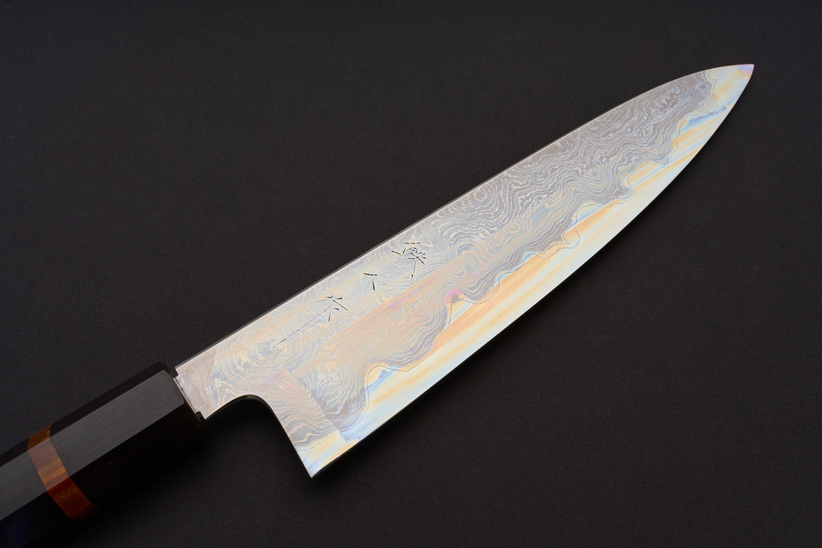 Tetsujin Hamono Aogami Honsanmai Damascus Gyuto 240mm