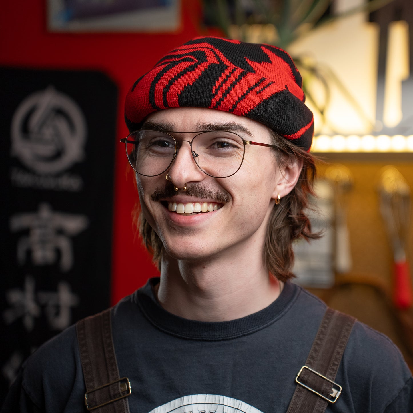 Knifewear Suminagashi Damascus Knitted Toque from Knifewear Merch