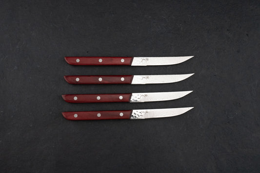 Tsunehisa AUS10 Damascus Steak Knife from Tsunehisa