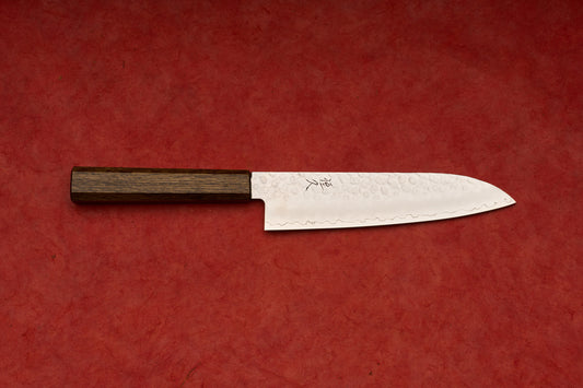 Tsunehisa Swedish Steel Yonjuichi 肆拾壱 Tsuchime Santoku 180mm T-04105