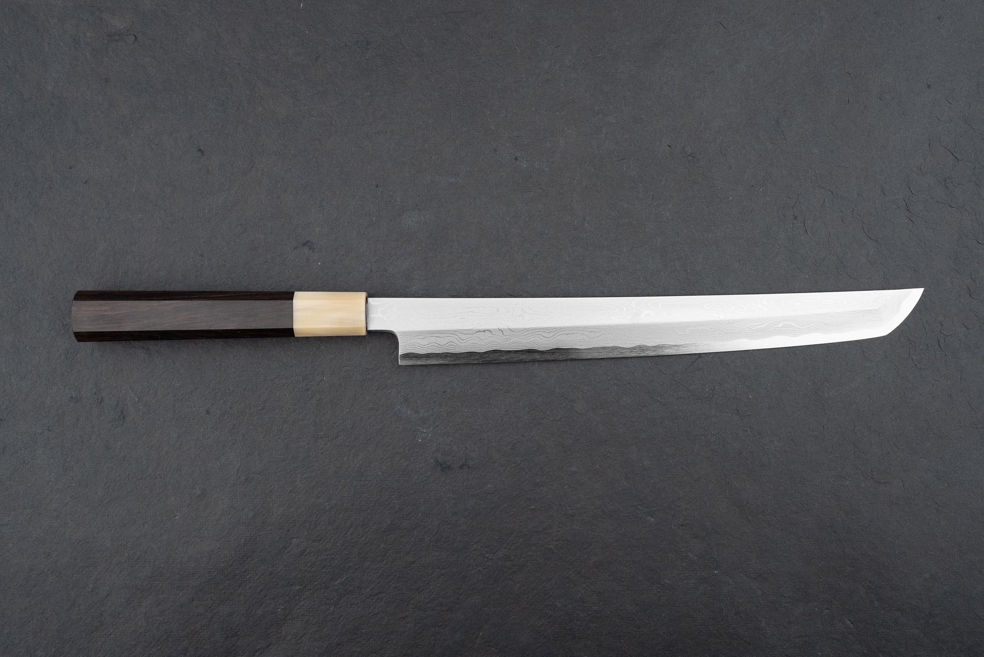 Yamawaki Hamono Aoichi Suminagashi Sakimaru Takohiki 270mm from Yamawaki Hamono