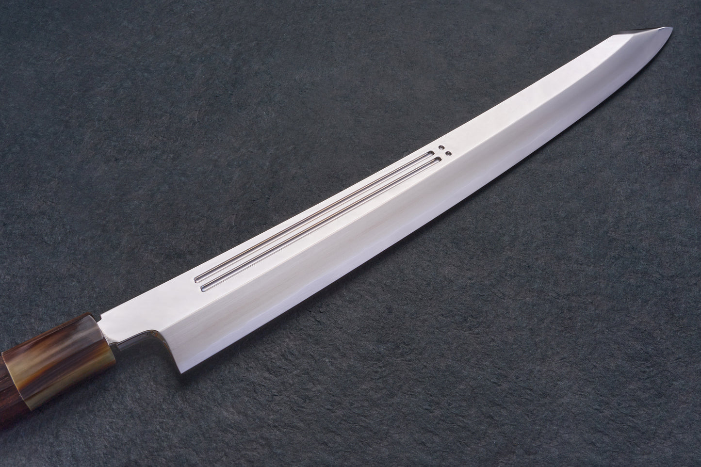 Yamawaki Hamono Ginsan Kyomen Onizori Kiritsuke Yanagiba 390mm