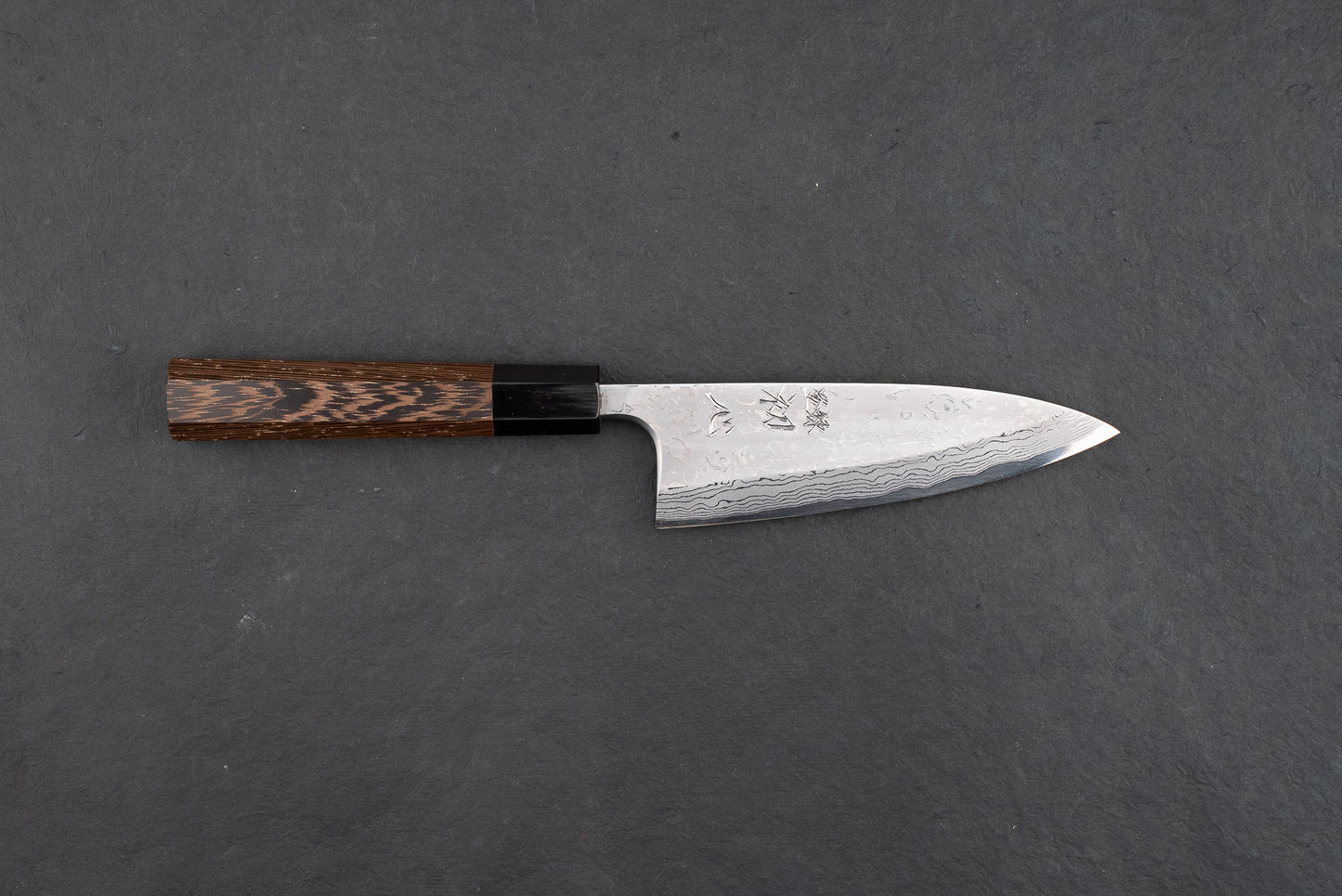 Yoshihiro Yauji Aogami Damascus Deba 150mm from Yauji