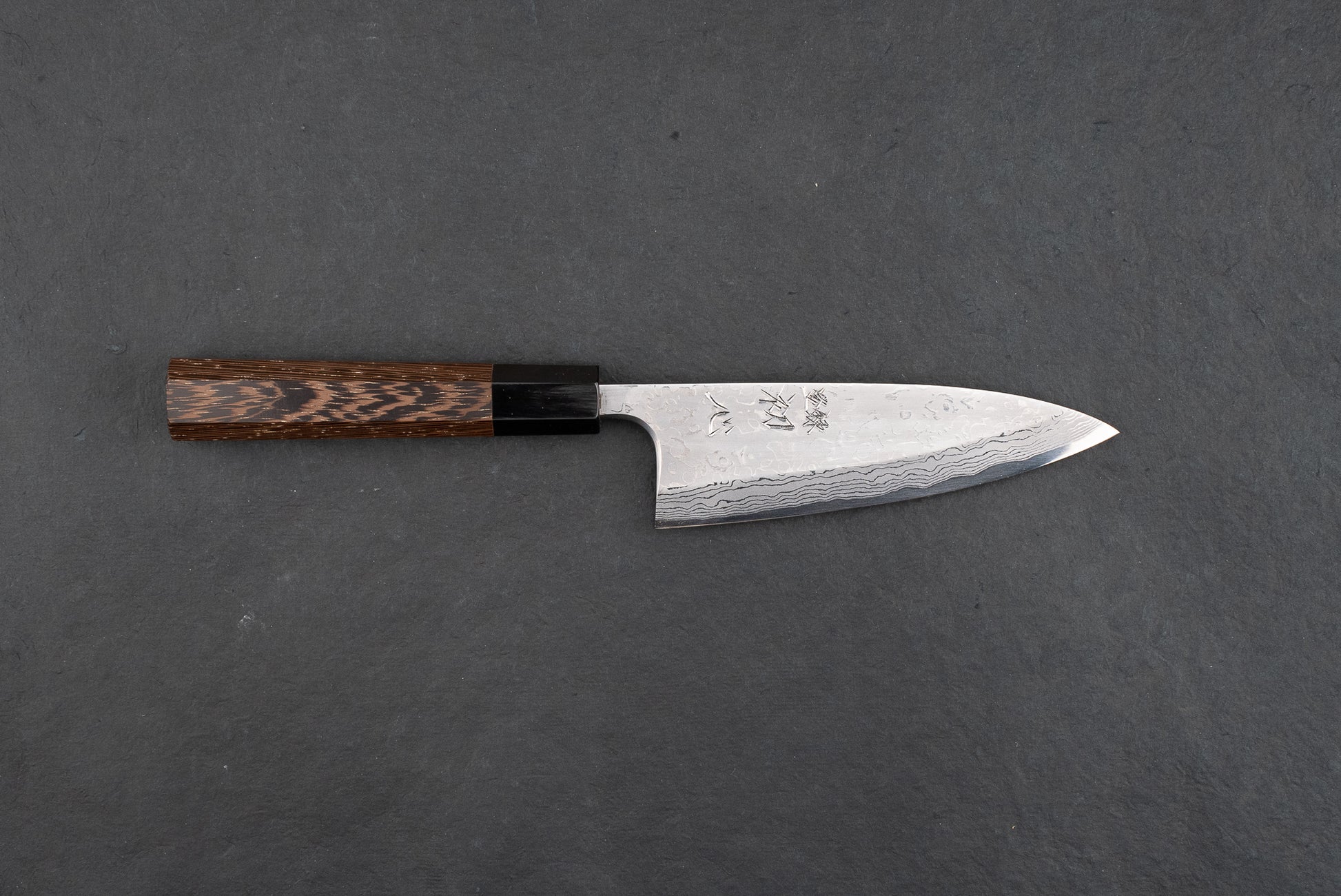 Yoshihiro Yauji Aogami Damascus Deba 150mm from Yauji
