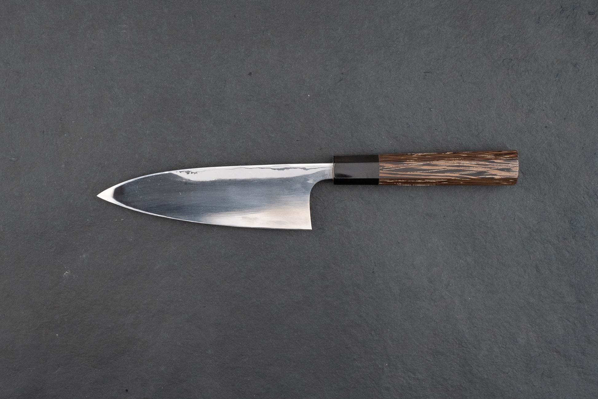 Yoshihiro Yauji Aogami Damascus Deba 165mm from Yauji