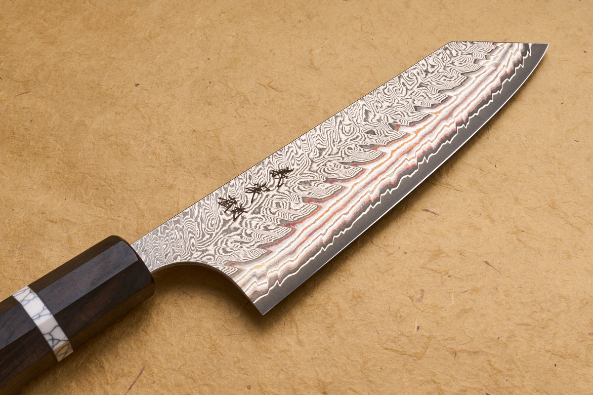 Yoshimi Kato VG10W Rainbow Damascus Bunka 165mm