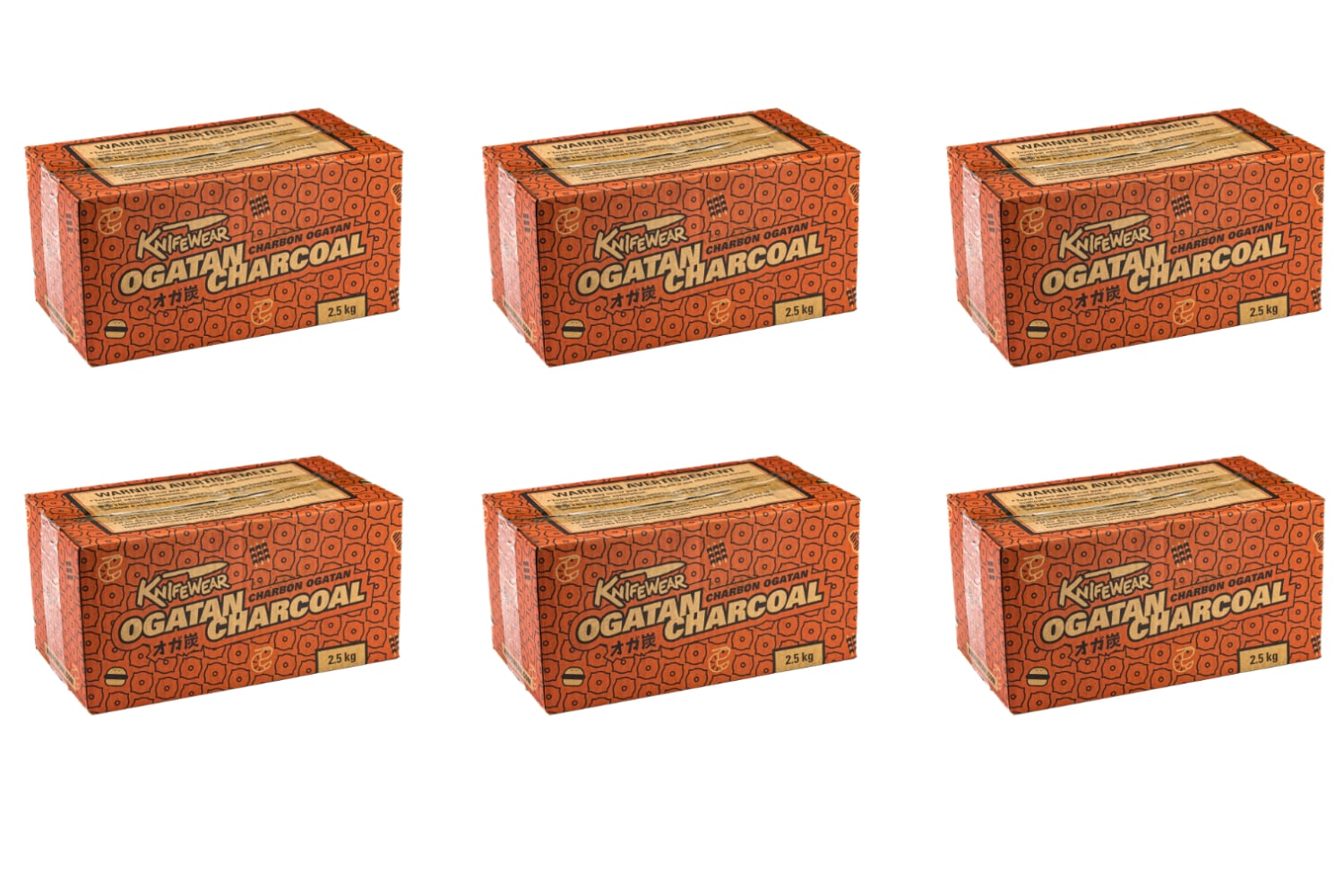 Knifewear Ogatan Charcoal - 6 Box Case from Knifewear