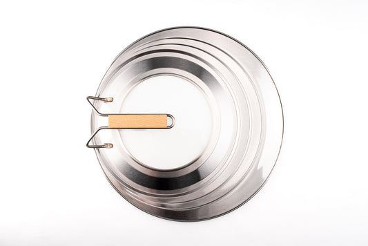 Fujita Kinzoku Stainless Steel Universal Lid from Fujita Kinzoku