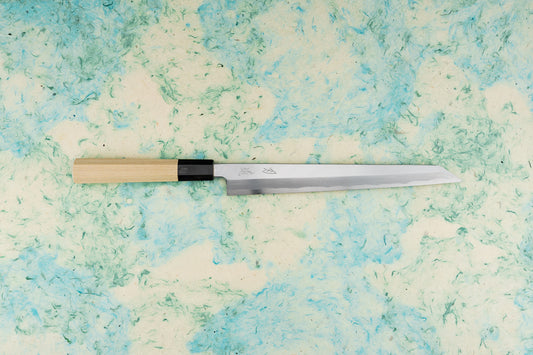 Hado Sakai Shirogami Kiritsuke Yanagiba 240mm from Hado Sakai