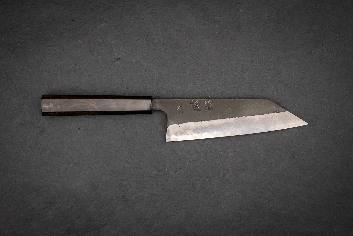 Hatsukokoro Shinkiro AS Kurouchi Damascus Bunka 165mm from Hatsukokoro