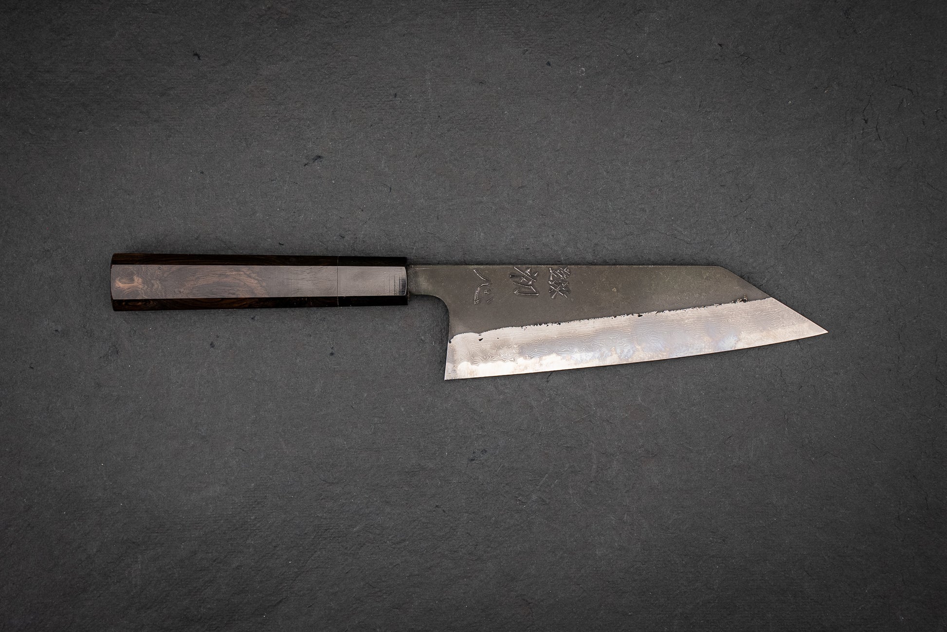Hatsukokoro Shinkiro AS Kurouchi Damascus Bunka 165mm from Hatsukokoro