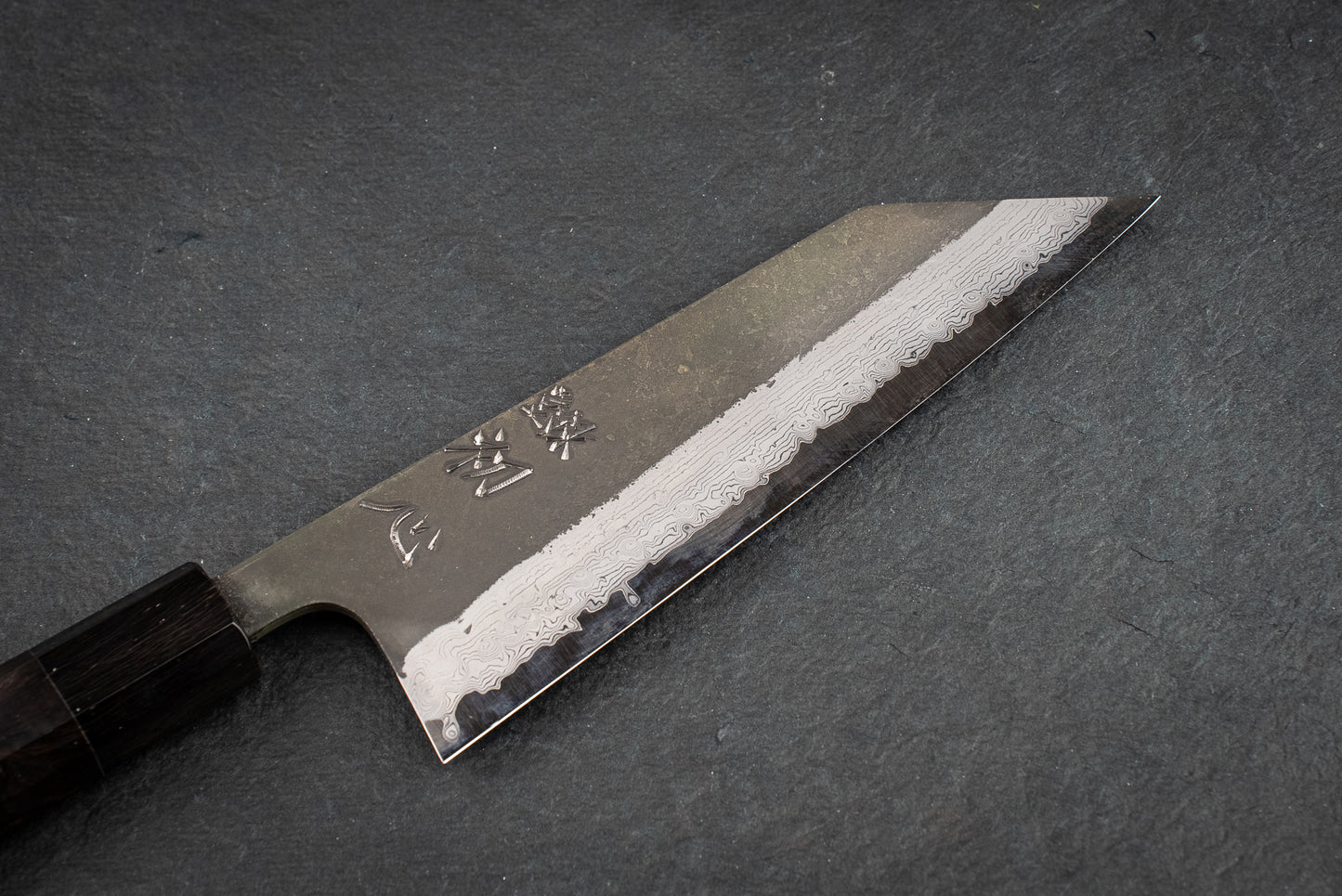 Hatsukokoro Shinkiro AS Kurouchi Damascus Bunka 165mm from Hatsukokoro