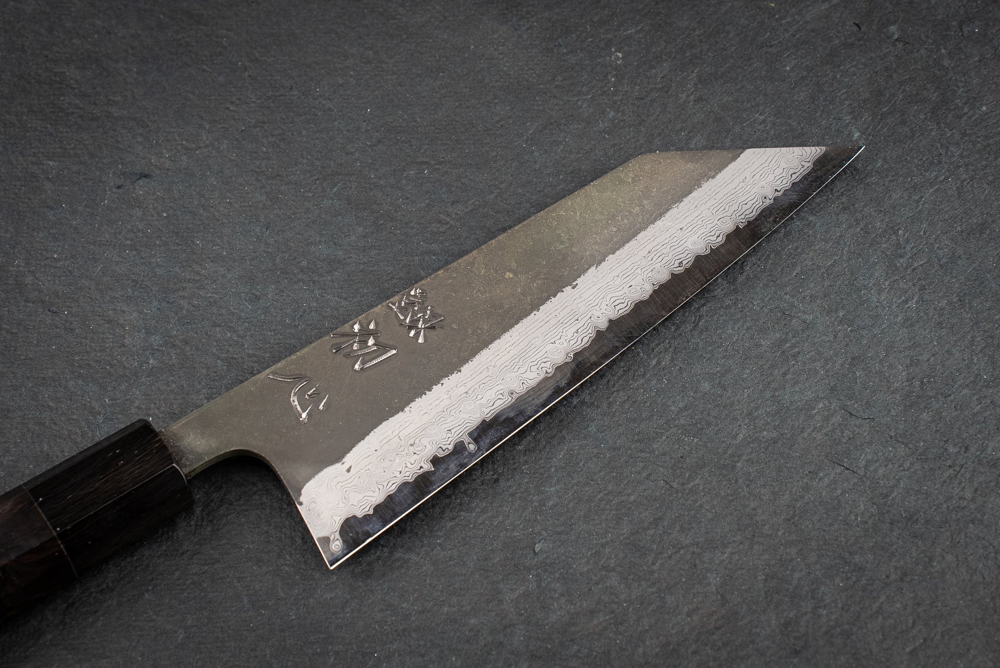 Hatsukokoro Shinkiro AS Kurouchi Damascus Bunka 165mm from Hatsukokoro