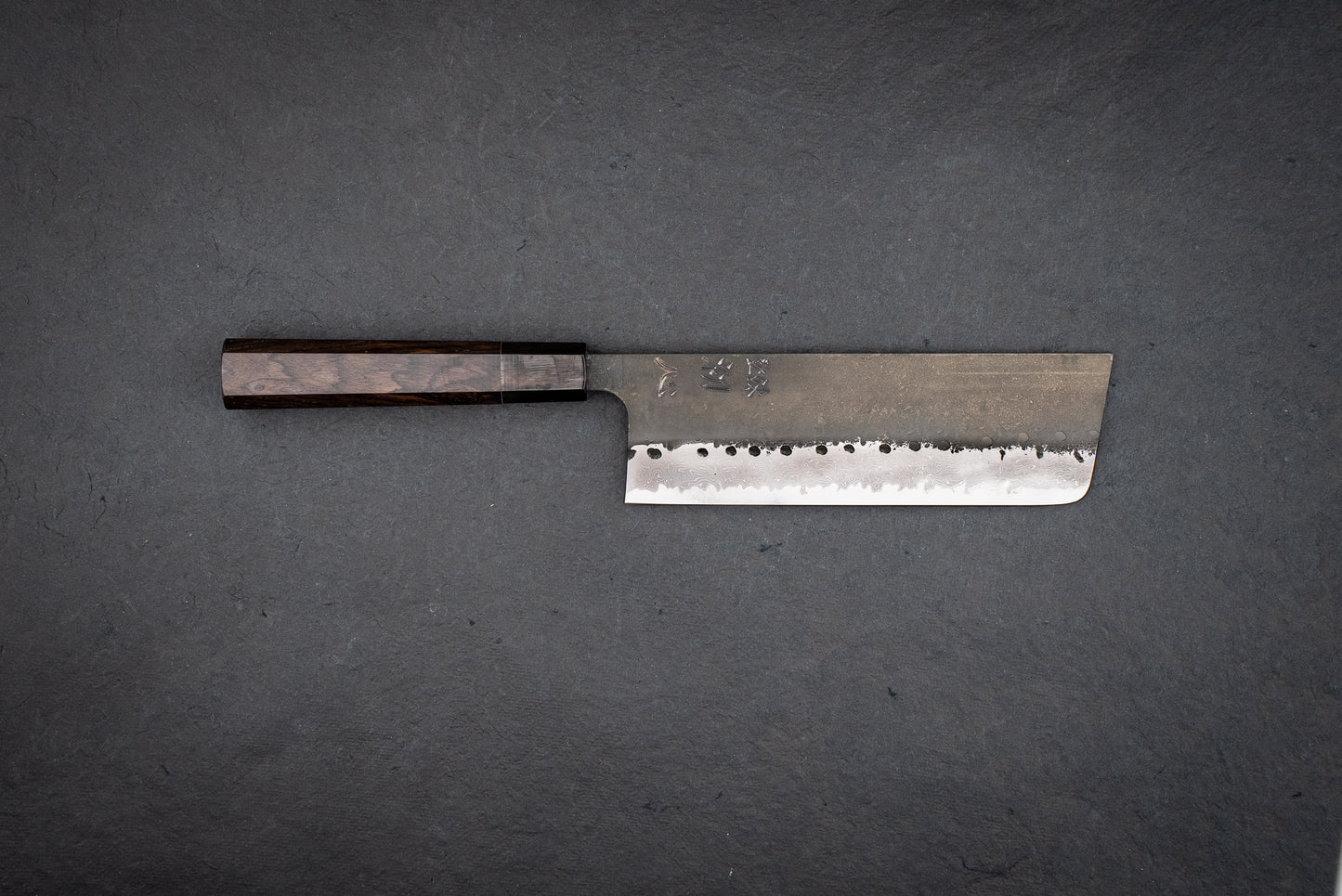 Hatsukokoro Shinkiro AS Kurouchi Damascus Nakiri 165mm from Hatsukokoro