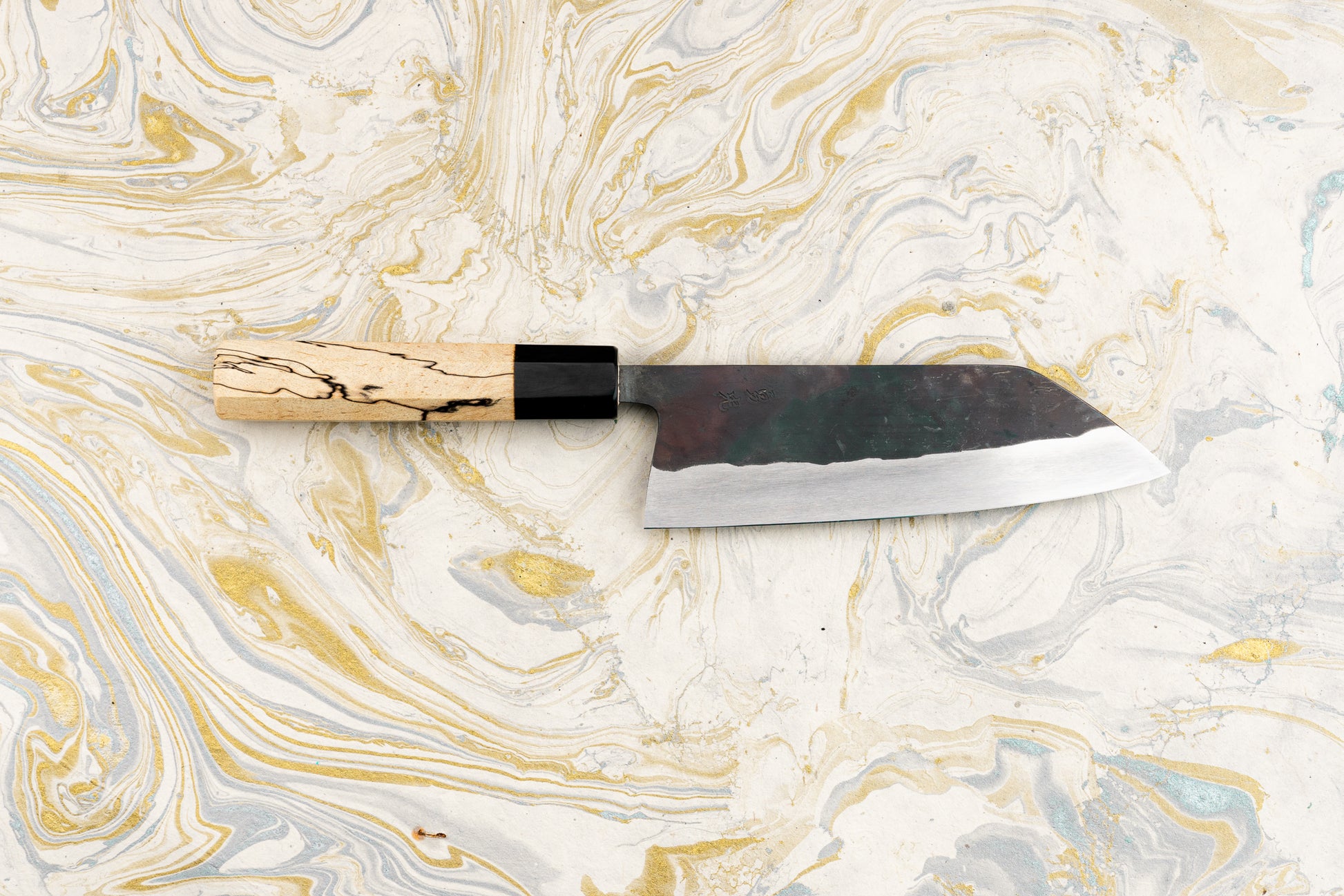 Isamitsu Hamono Shiroichi Kurouchi Santoku 165mm from Isamitsu