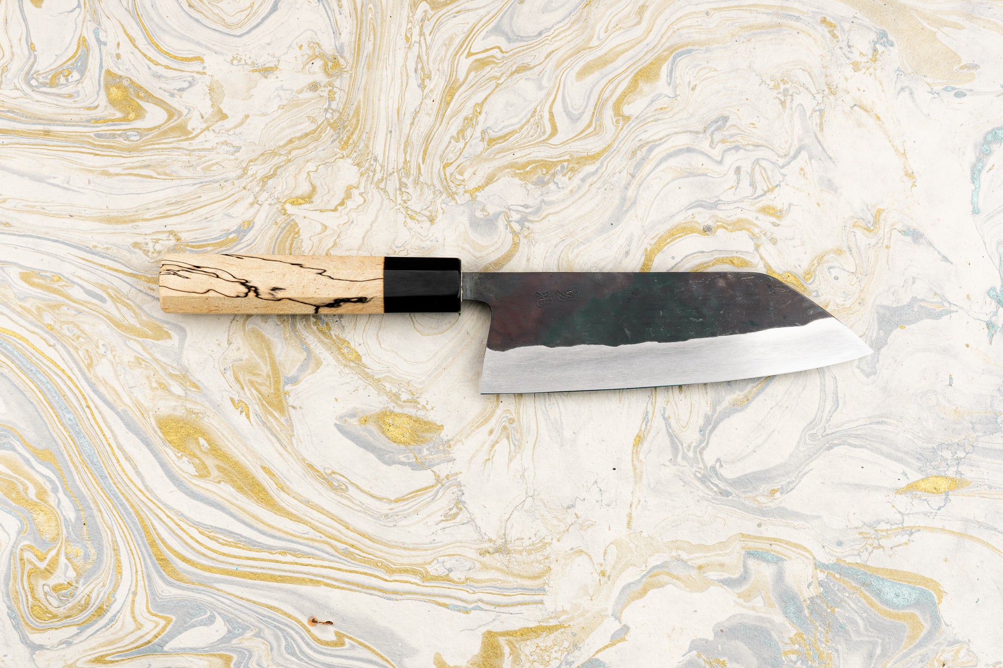 Isamitsu Hamono Shiroichi Kurouchi Santoku 165mm from Isamitsu