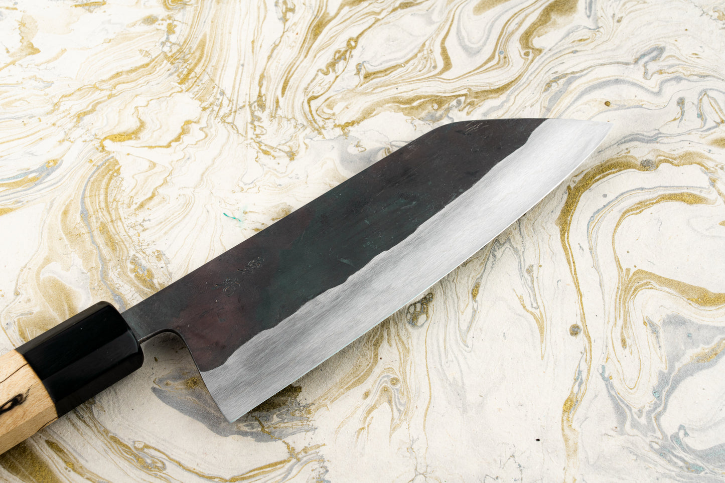 Isamitsu Hamono Shiroichi Kurouchi Santoku 165mm from Isamitsu