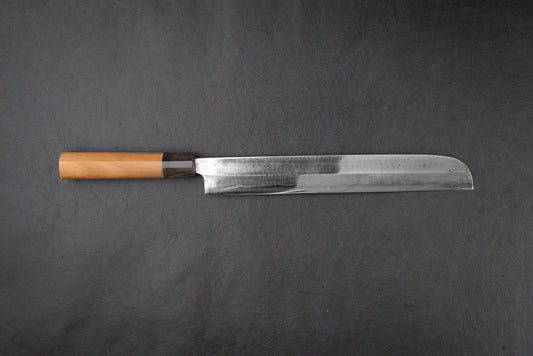 Ken Kageura Aogami Damascus Single Bevel Kataba Bocho 325mm from Ken Kageura