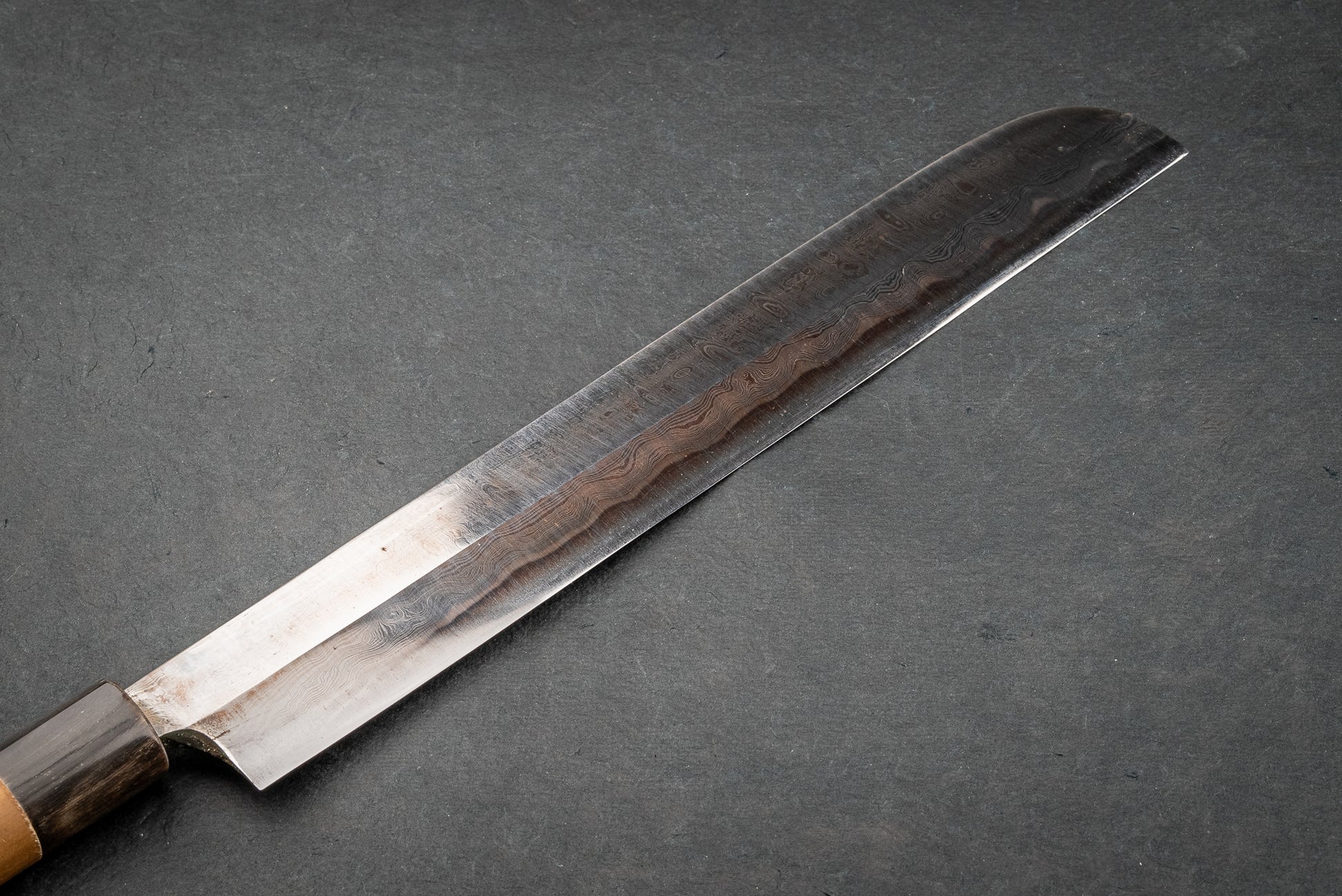 Ken Kageura Aogami Damascus Single Bevel Kataba Bocho 325mm from Ken Kageura