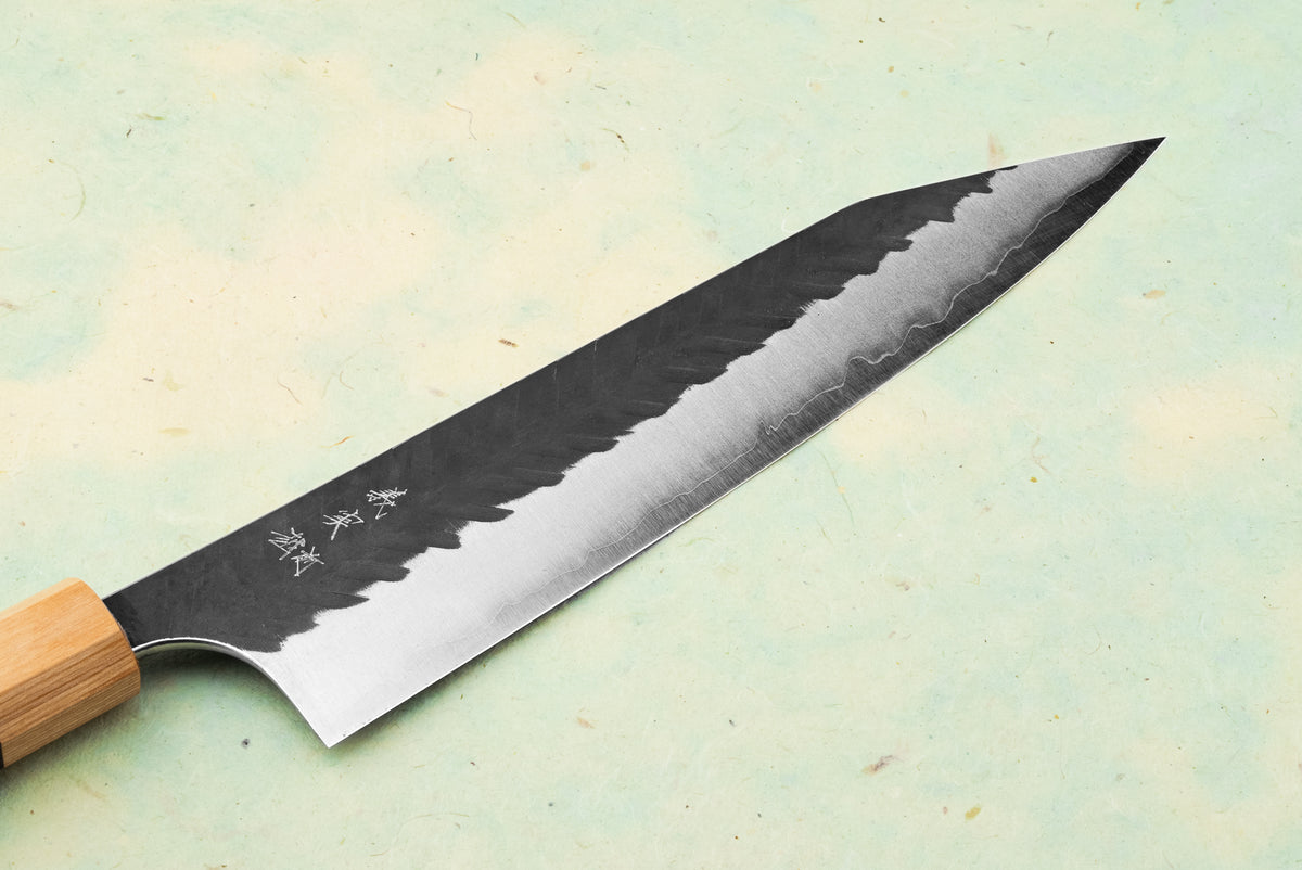 Yoshimi Kato AS/S V-Tsuchime Kurouchi Kiritsuke Gyuto 210mm from Yoshimi Kato
