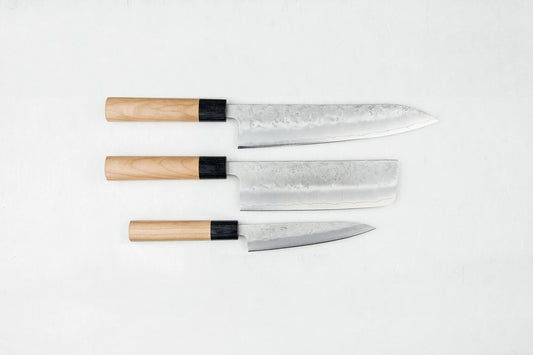 Haruyuki Kokuto Knife Set from Haruyuki