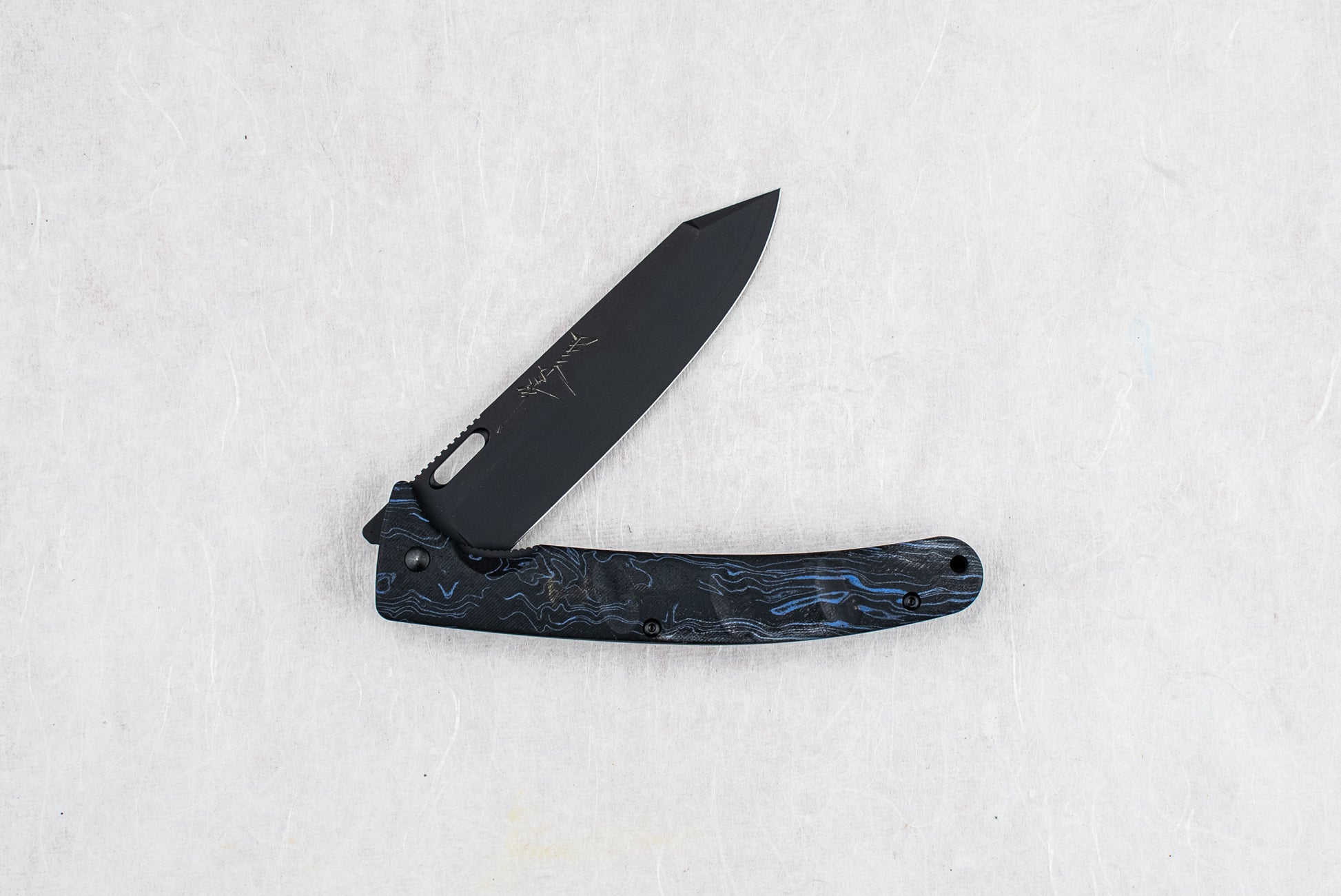 Yu Kurosaki SG2 Black Leopard Folding Knife 110mm from Yu Kurosaki