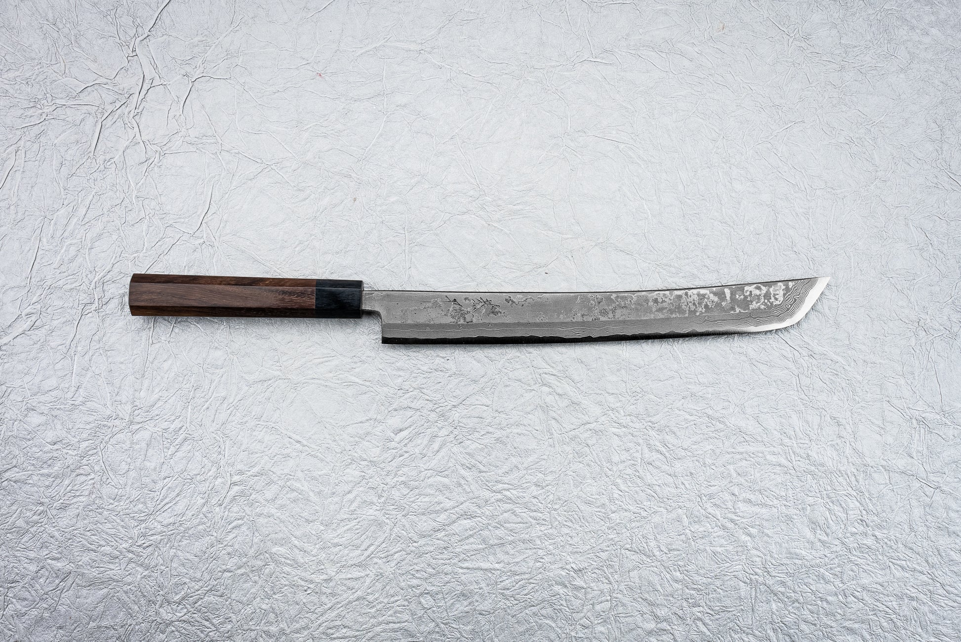 Kyohei Shindo Aogami Damascus Sakimaru Sujihiki 270mm from Kyohei Shindo